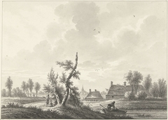 Het dorp Laren by Nicolaas Wicart