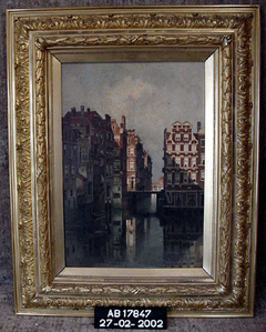 Het Kolkje in Amsterdam by Johannes Christiaan Karel Klinkenberg