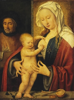 Holy Family by Joos van Cleve