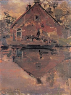 House on the Gein, 1741 by Piet Mondrian