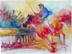 Il fantino / The jockey by Alessandro Andreuccetti