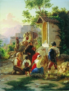 In the Chapel by Fyodor Bronnikov