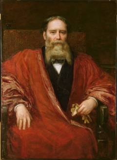 James Russell Lowell (1819-1891) by Anna Lea Merritt