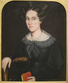 Jane Ann Benjamin Powers (Mrs. Charles Westley Powers) by Ammi Phillips