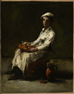 Jeune cuisinier by Augustin Théodule Ribot