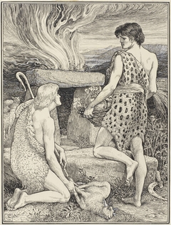 Kaïn en Abel by Walter Crane