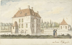 Kasteel 't Weldam bij Goor by Joseph Adolf Schmetterling