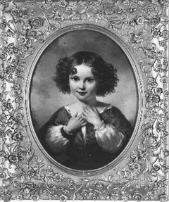 Kinderportret (Emilie Marie Labouchere) by Nicolaas Pieneman