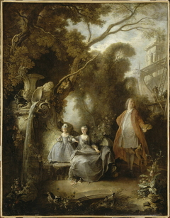 La famille de l'artiste by Jacques de Lajoue