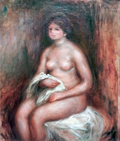 La femme à la draperie by Auguste Renoir