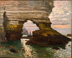 La Porte d'Amont, Étretat by Claude Monet