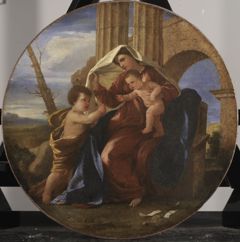 La Vierge à l'Enfant avec saint Jean-Baptiste by Nicolas Poussin