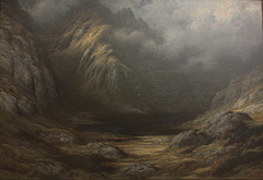 Lac en Écosse après l'orage by Gustave Doré