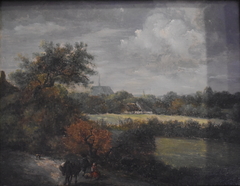 Landscape by François Émile Michel