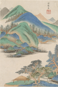 Landscape in the Style of Various Old Masters: In the Style of  Yang Sheng by Wang Jian