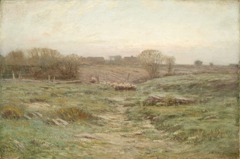 Landscape (Sheep in the Valley) by Dwight William Tryon