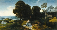 Landscape with the Rest on the Flight into Egypt by Joachim Patinir