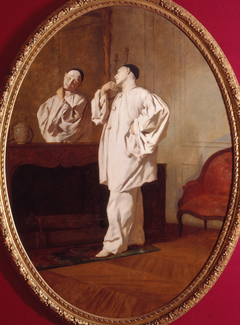 Le Mime Charles Deburau (1829-1873), en costume de Pierrot by Jean Pezous