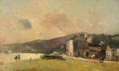 Le Seine à Croisset, près de Rouen (El Sena en Croisset, cerca de Rouen) by Albert Lebourg