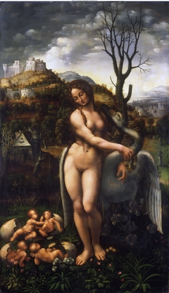 Leda and the Swan by Anonymous