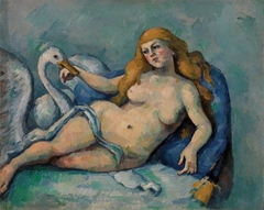 Leda and the Swan (Léda au cygne) by Paul Cézanne