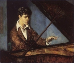 Leo Ornstein at the Piano by Leon Kroll