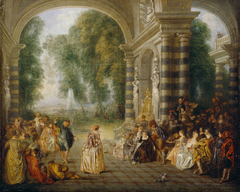 Les Plaisirs du Bal by Antoine Watteau