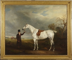 Lord Howe's Groom with Gray Hunter by John Ferneley