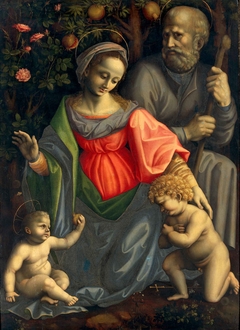 Madonna and Child with Saint Joseph and Infant Saint John by Francesco Bacchiacca