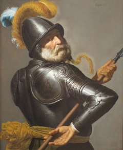 Man in Armour Holding a Pike by Jan van Bijlert