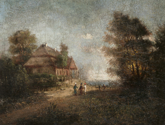 Manor-House of the Kościuszko Family at  Mereczowszczyzna by Michał Kulesza