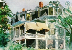 Mansard Roof by Edward Hopper