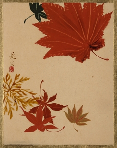 Maple Leaves by Shibata Zeshin