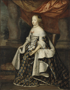 Marie Thérèse of Austria in Royal Costume by Henri et Charles Beaubrun