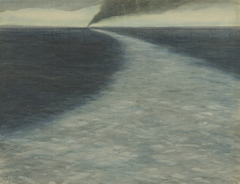 Marine met kielzog by Léon Spilliaert