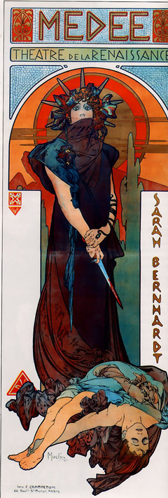 Médée by Alphonse Maria Mucha