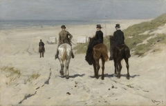 Morning Ride along the Beach by Anton Mauve