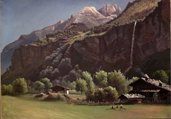 Mountain Farm in Switzerland by Knud Baade