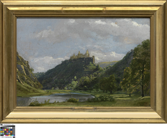 Mountain landscape near Vianden by Théodore Fourmois