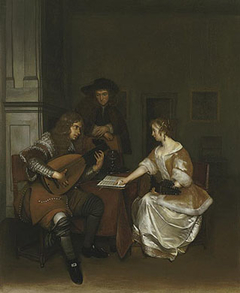 Music Lesson by Gerard ter Borch