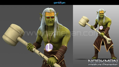 Norkman Creature Character Modeling Animation by GameYan Studio