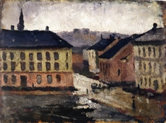 Olaf Rye's Square towards South East by Edvard Munch