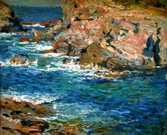 On the Mediterranean Coast. by E. Phillips Fox