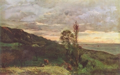 Outskirts of Villerville by Charles-François Daubigny