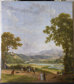 Paysage d'Italie by Jean-Joseph-Xavier Bidauld