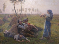 Peasants Resting by Jules Breton