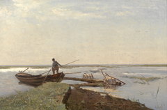 Polder Landscape (in the Kamperpolder) by Paul Joseph Constantin Gabriël