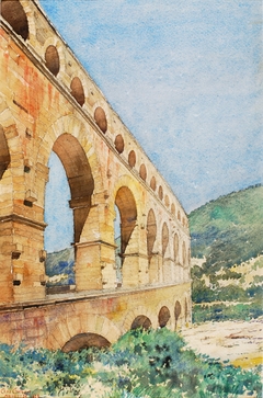 Pont du Gard, France by Cass Gilbert