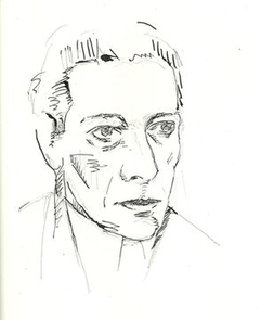 Portrait de Otto Dix by Louis Georges L