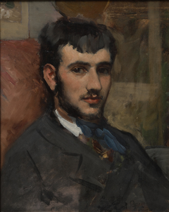 Portrait de Renoir by Frédéric Bazille